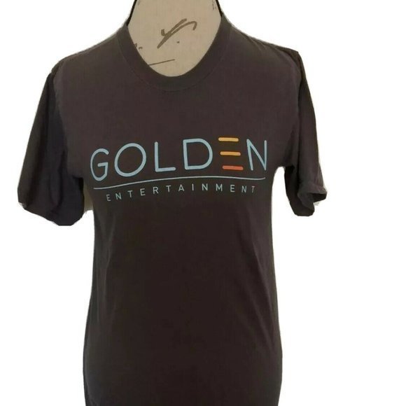 Port and company t shirt Size Small  Golden Entertainment Gray  Essential Tee - Picture 5 of 12